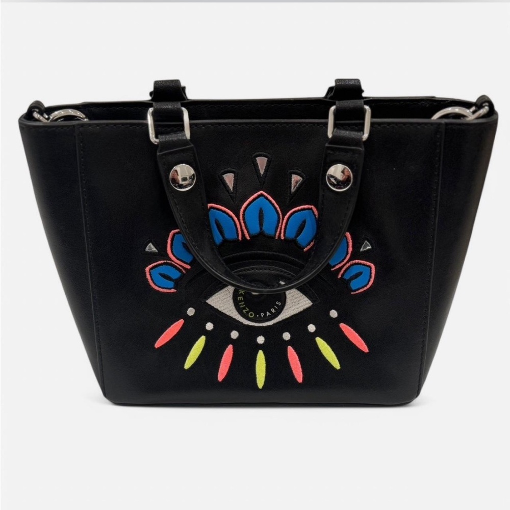 Kenzo Black Eye Embroidered Women's Bag